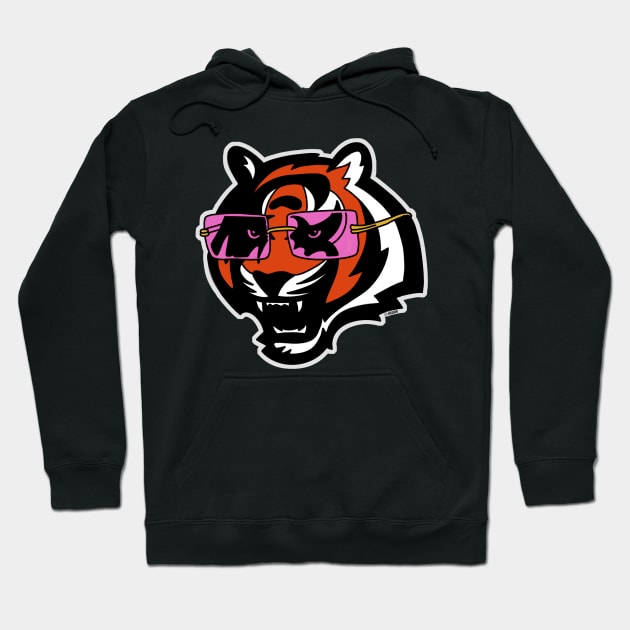 Joe Burrow Bengals Hoodie by Greg Davis Nina Soluski